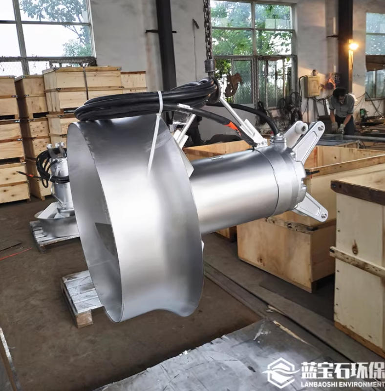 南京藍寶石環(huán)保有限公司與上海某某水處理技術(shù)有限公司達成合作——QJB5.5kw沖壓式潛水?dāng)嚢铏C助力高效污水處理