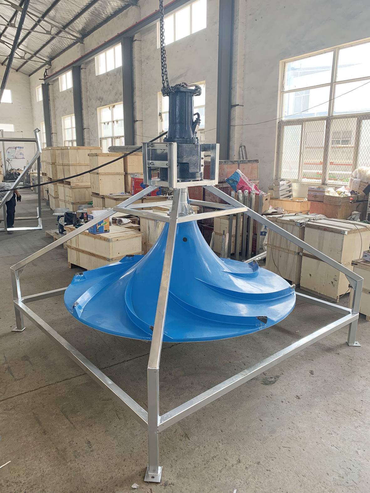 潛水雙曲面攪拌機(jī)與其它攪拌設(shè)備相比，優(yōu)勢(shì)在哪里？ | 南京藍(lán)寶石環(huán)保